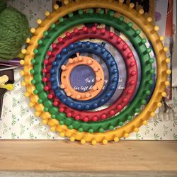 Sewing knitting hat, making scarf making