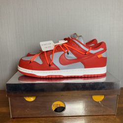 Off Whit Dunks University Red