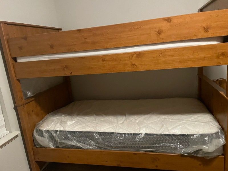 Oak Wood Bunk Beds