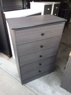 Gray Matte Bedroom Dresser!