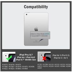 I Pad Air 2 5th,6th Gen Case- Black