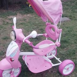 Toddler pink tricycle