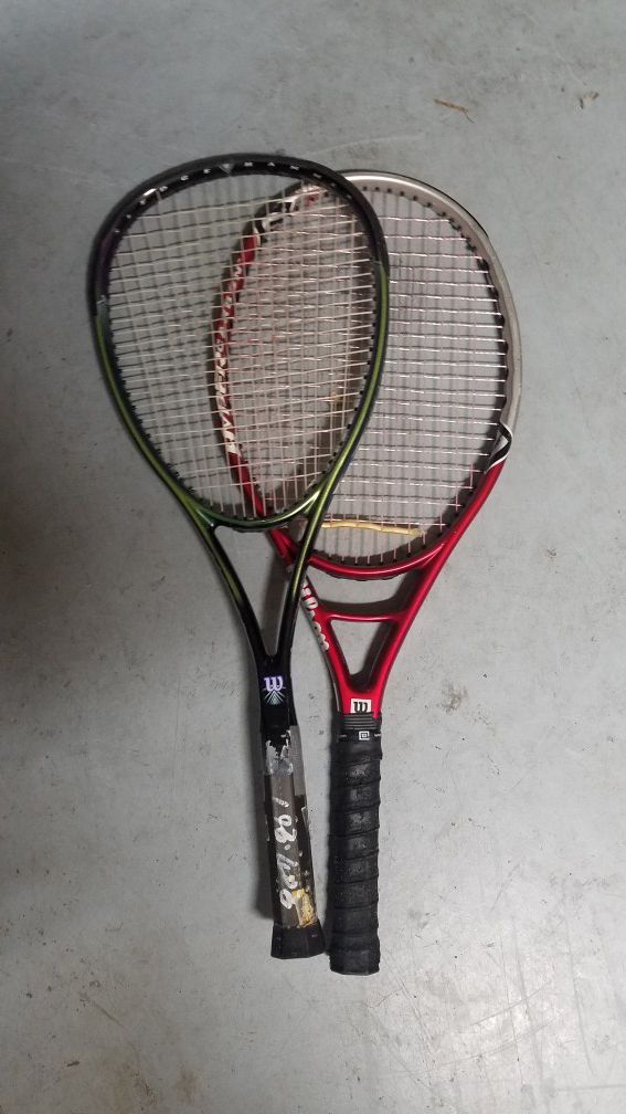 Wilson hammer tennis rackets