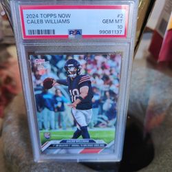 Caleb Williams Chicago Bears Gem Mt 10  RC PSA 