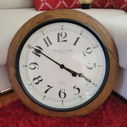 Large Wooden Wall Clock