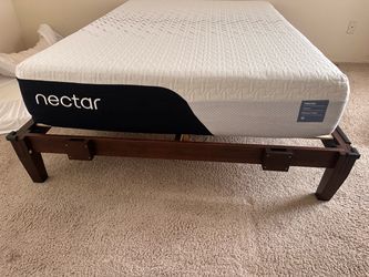 Nectar Classic Memory Foam Mattress plus new frame.