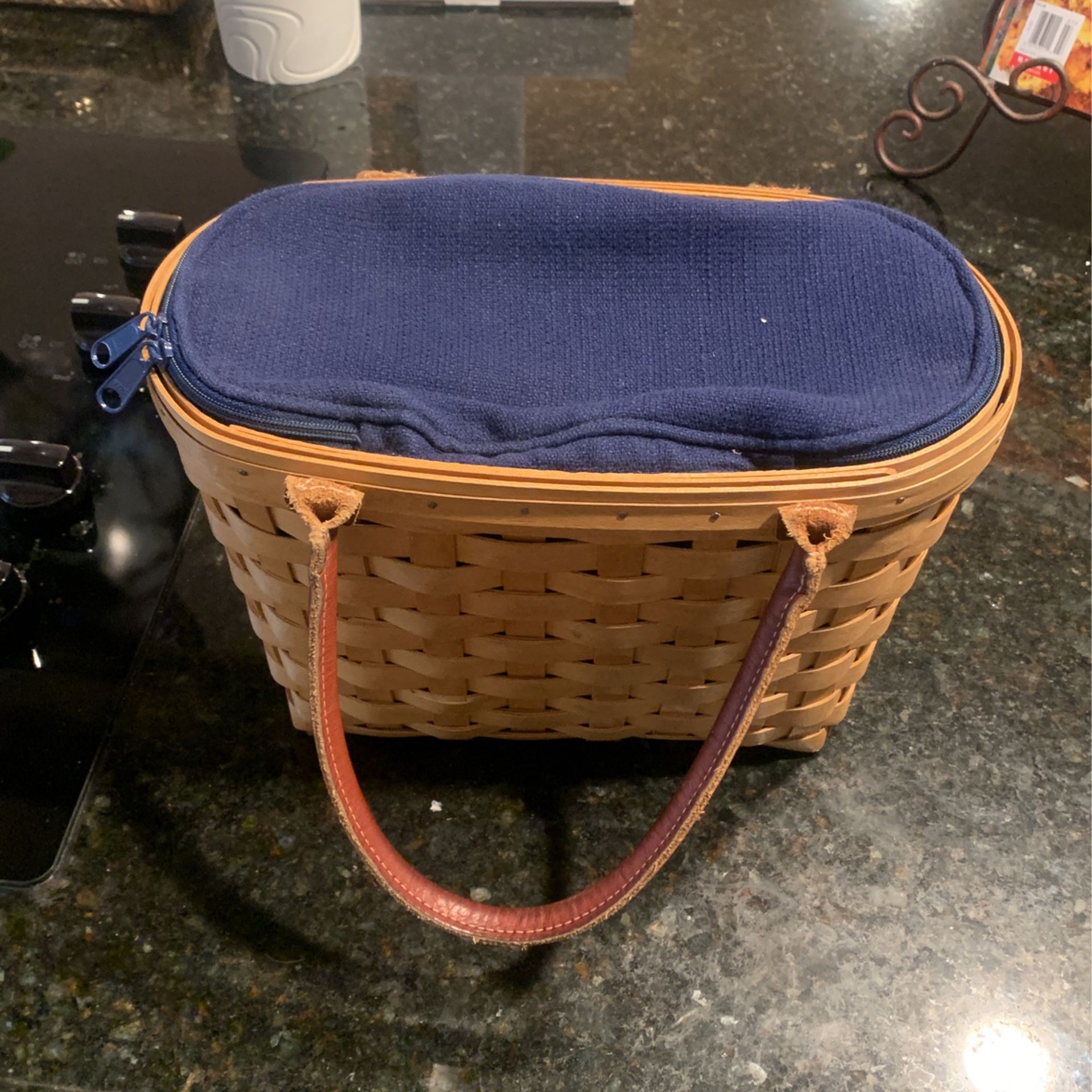 Longaberger Purse With Protector 