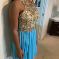 6 Blue Elegsnt Dresses