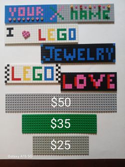 Custom LEGO nameplates!