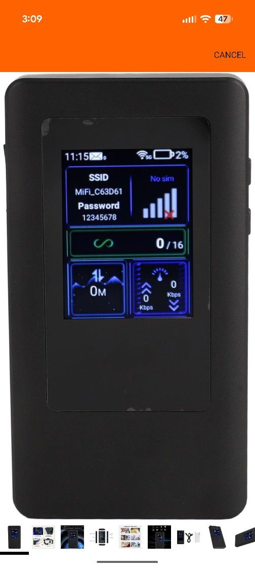 🔥 NEW 5G WiFi 6 Mobile Hotspot & Router - UNLOCKED (Up to 2.5 Gbps)