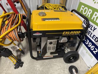 EXL8000 Briggs & Stratton Generator 13,500 Starting Watts – Newly Serviced (Carb + Battery) – Works Perfectly