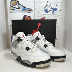 Jordan 4 Retro White Cements Size 11M