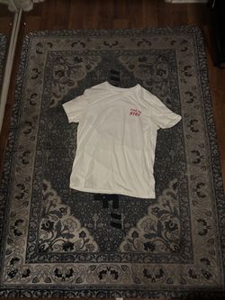 White graphic T-shirt