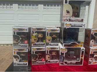 Attack on Titan Funko Pop lot