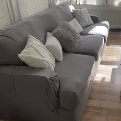 Grey Couch Cover Set
