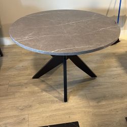 Grey Marble Table No Chairs 