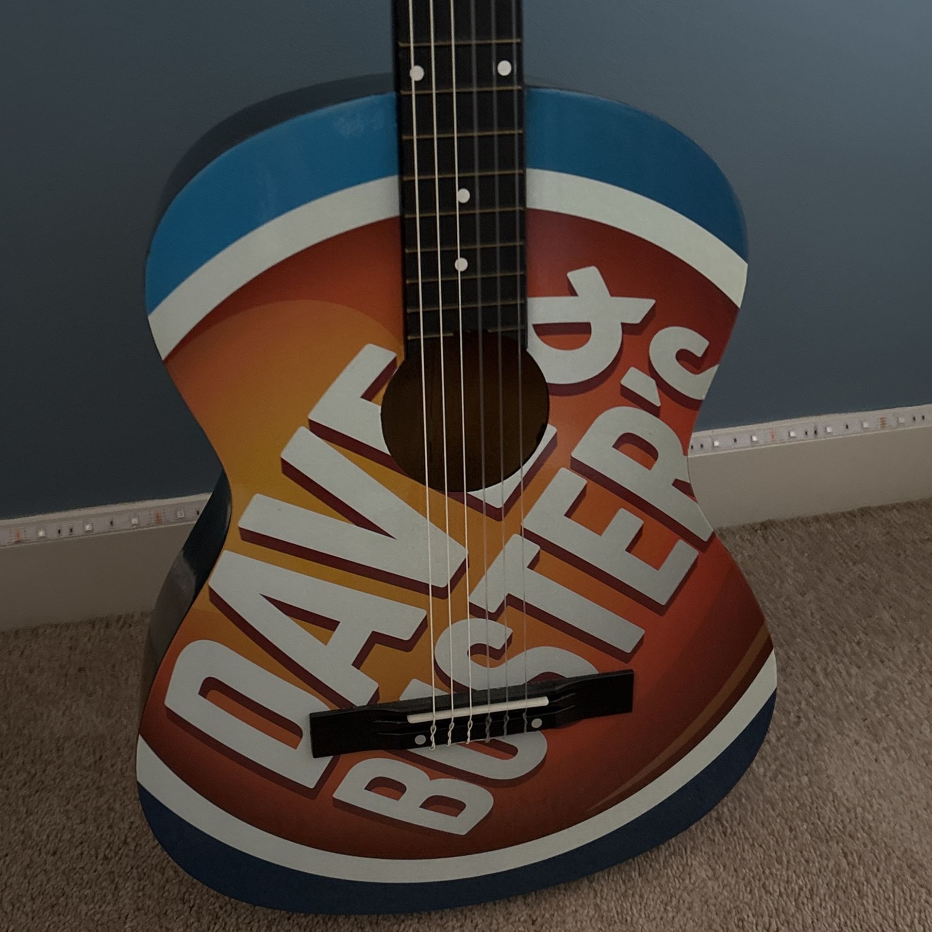 Dave and Busters Acoustic Classical Guitar 6 String Nylon Strings