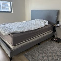 Queen Bed With Mattress $50