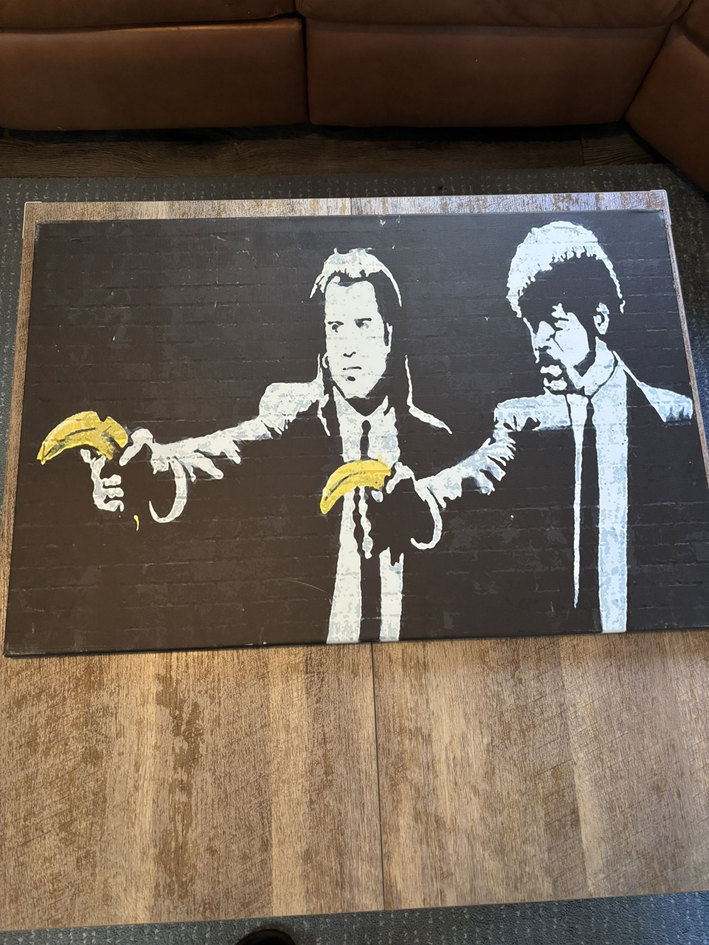 6 Different Banksy Canvas’ 20x30