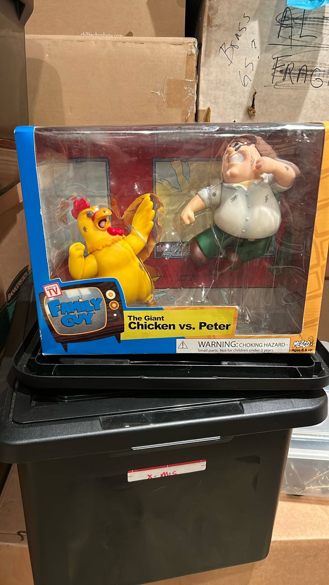 The giant chicken vs. Peter 