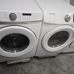 SAMSUNG WASHER AND DRYER SET 