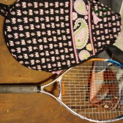 Tennis Rackets w/ Cases (3)
