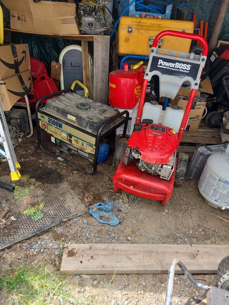 Generator And Pressur Washers