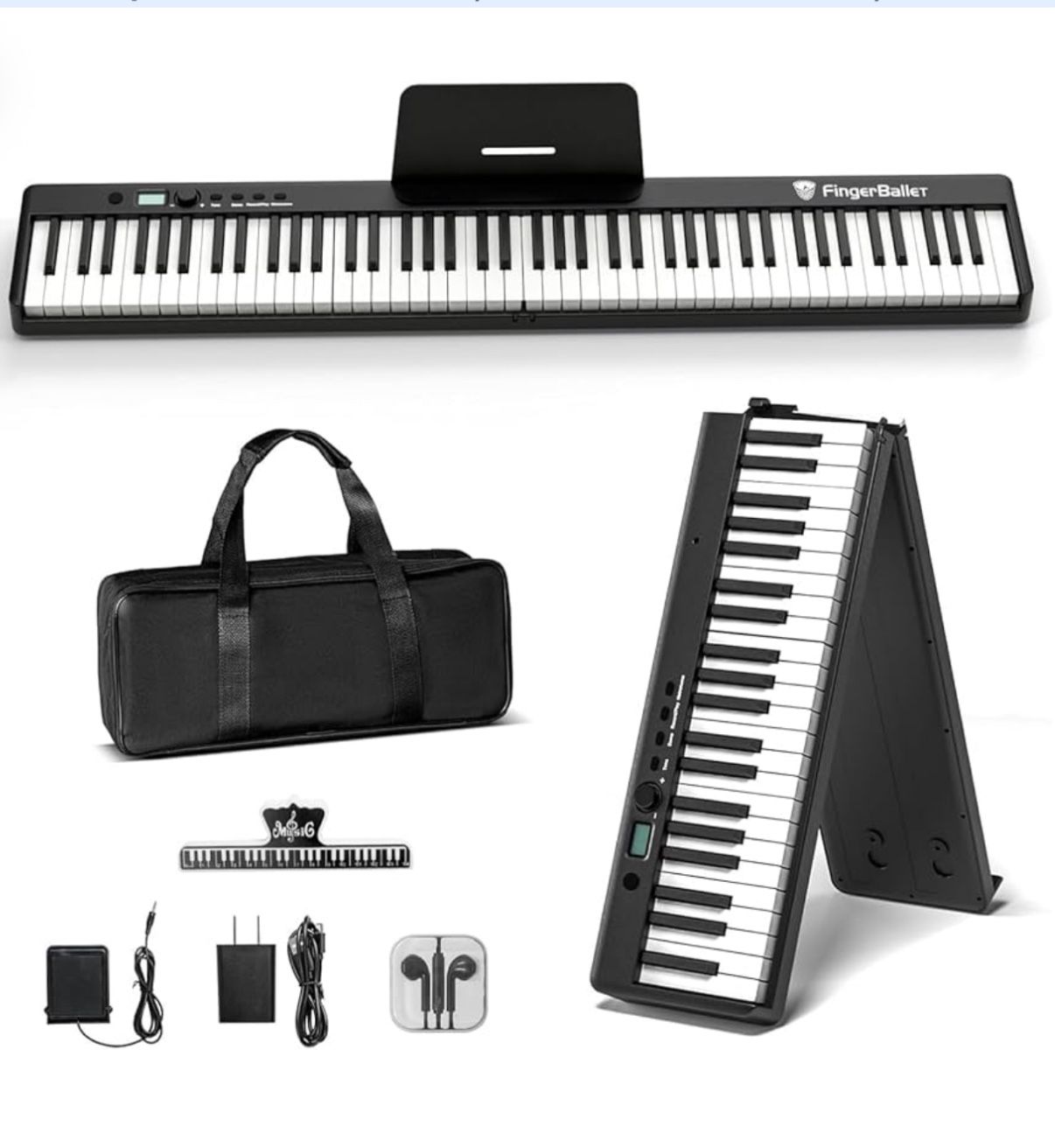 Folding Digital Piano 88 Key, Full Size  2510G