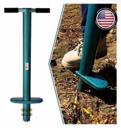 Sod Plugger Bulb Planter Planting Tool, Easy to Assemble Garden Trasnplanter wit