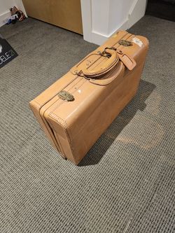 Vintage Leather Suitcase