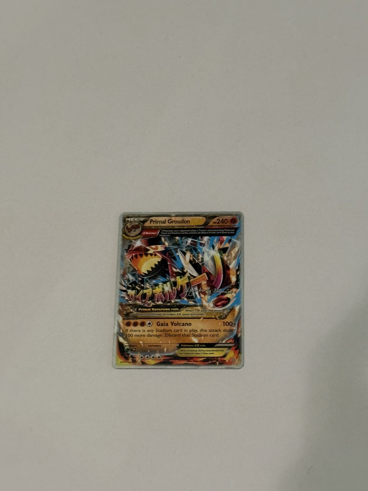 Pokémon Primal Groudon EX – 2015 World Championships Promo Card – Collectible