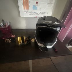 Selling My Dirt Bike Helmet And Goggles 