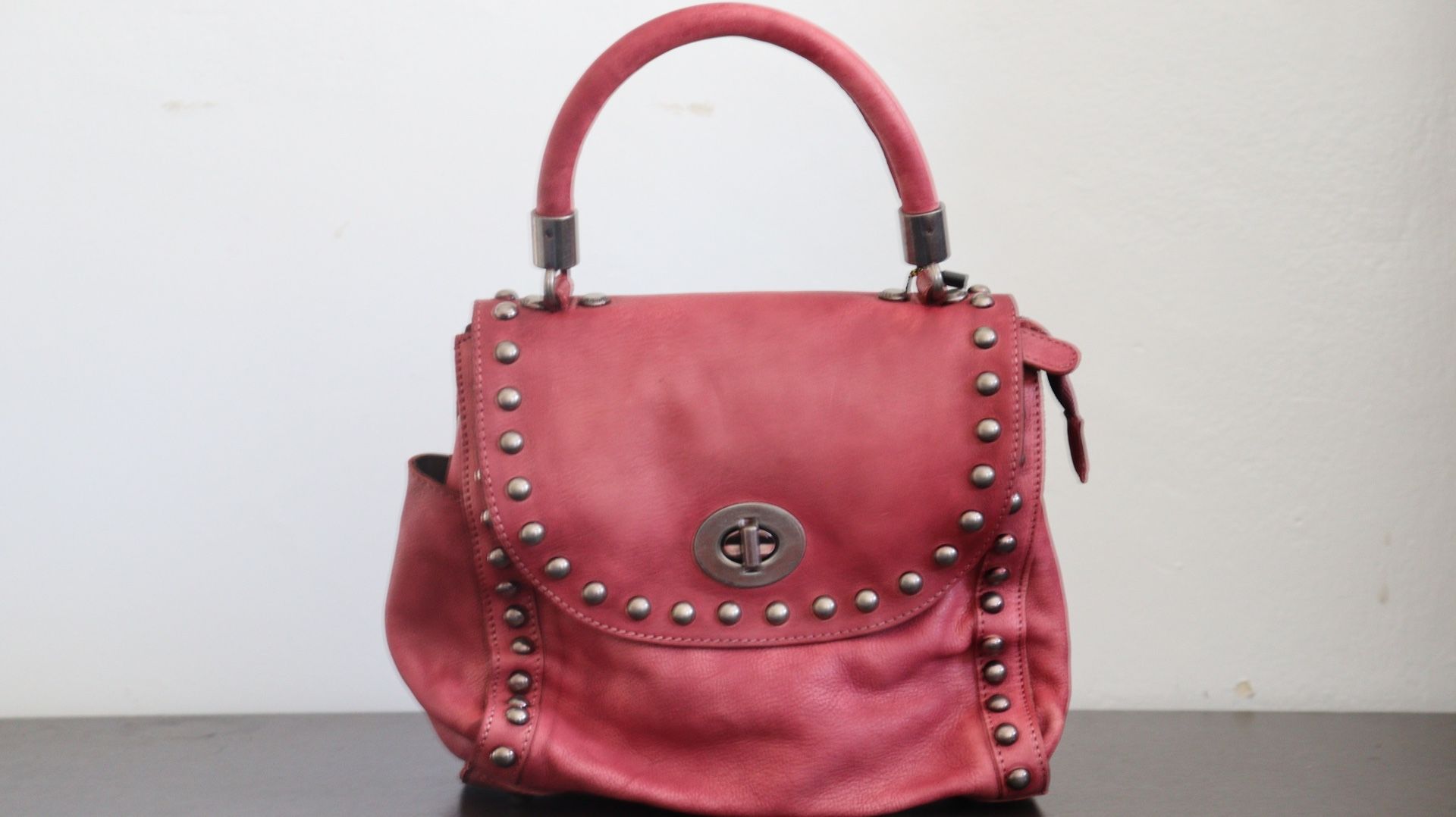 Red Leather Bag