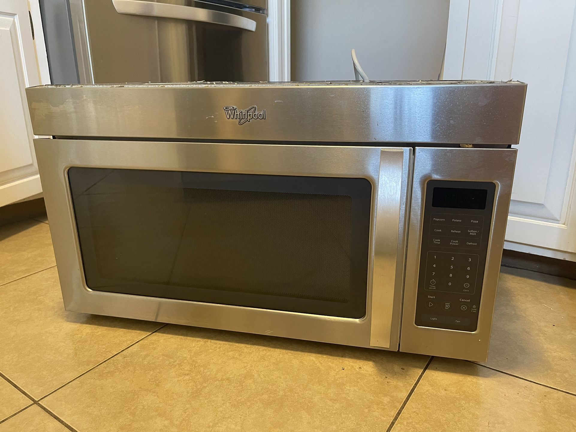 Whirlpool Over The Range Microwave Stainless 