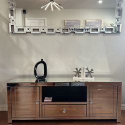 60" Mirrored Tv Stand