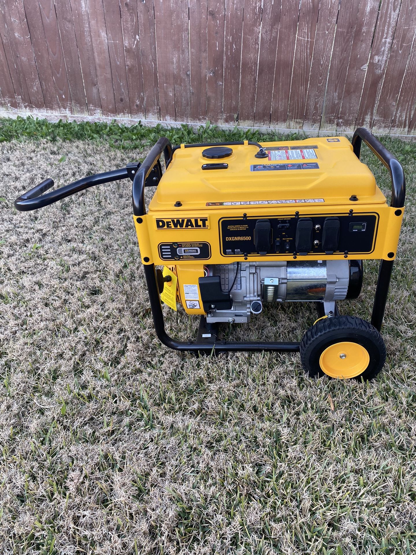 DEWALT 6500-Watt Gas Generator