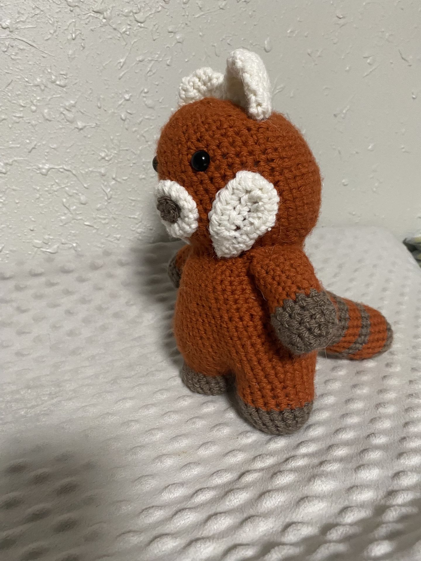 Crochet Red Panda Turning Red