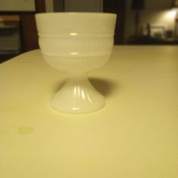 White Milk Glass Type Dish