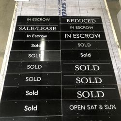 Real Estate Sign Riders