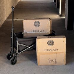 InBrave NEW folding cart - Shopping - USPS - Garden - Home - Travel - Kids - Parks - Pets 