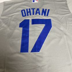 Shohei Ohtani Dodger Jersey Gray