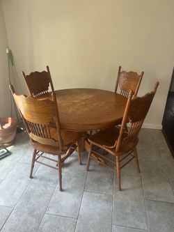 Vintage Dining Table and Chairs