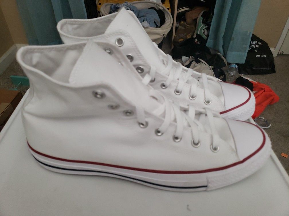 White Converse 