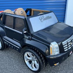 KIDS 12v POWERWHEELS CADILLAC ESCALADE EXT RIDE ON TRUCK