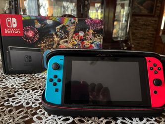 Nintendo Switch System + Carrying Case + 128 GB SD Card