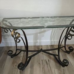 Glass Sofa Table