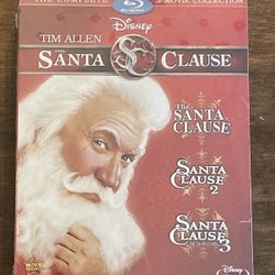 brand new sealed blu ray disney the santa clause complete 3 movie collection bluray 