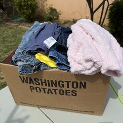 Box Of Mix Boys And Girl Clothes 