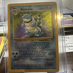 Base Set Hollow Graphic Blastoise