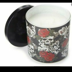 Skull & Roses Spiced Orange Jar Candle